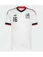 Billige Mexico Julian Quinones #16 Bortedrakt VM 2026 Kortermet
